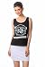 FIO Black graphic Printed Tank Top RS.299.00