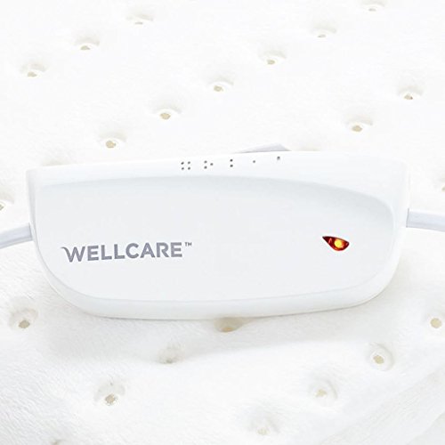 WellCare Heizdecke Heizmatte Wärmeunterbett Kuschelvlies Weiß 150x80 cm 79501.01