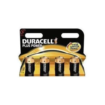 4 x Duracell C Plus LR14/MN1400 Alcaline (2 ampoules de 2 batteries) 4 piles 4 x Duracell C Plus LR14/MN1400 Alcaline (2 ampoules de 2 batteries) 4 piles