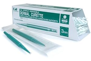 Kai Mk403 3.0 mm Durchmesser steril Einmalhandschuhe Curette (20 Stück)