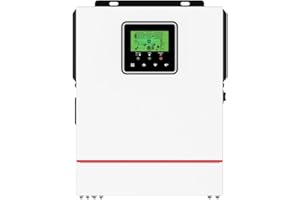 Y&H 1000W Inversor de Corriente Solar híbrido de DC 12V a AC 230V, inversor de Onda sinusoidal Pura Independiente con Cargador Solar MPPT de 40A, máx. PV 600W DC150V, Adecuado para batería de