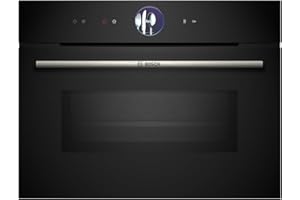 Bosch CMG7761B1, Série 8, Four micro-onde combiné, Encastrable, Noir