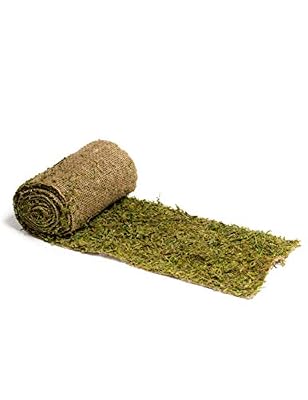 Générique CHEMIN DE TABLE MOUSSE SUR JUTE 20 CM X 2 M