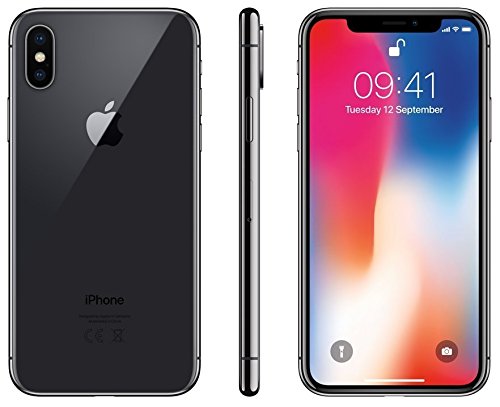 Apple iPhone X Single SIM 4G 256GB Grey - Smartphones (14.7 cm (5.8