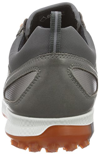 2016-ECCO-Biom-Hybrid-2-Hydromax-Gore-Tex-Waterproof-Yak-Leather-Mens-Golf-Shoes-Warm-GreyOrange-41-EU