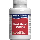 Vegetable Sterols 800mg - 4 Month Bottle! - Vegan Friendly - 120 Tablets - SimplySupplements