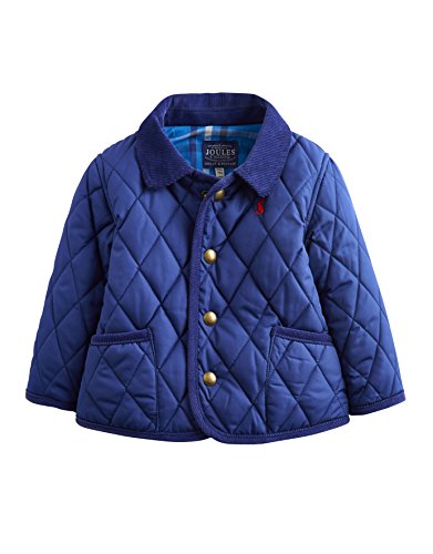 Joules Baby Boys Quilted Coat - Midnight Blue - S_BABYMILFORD