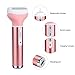 Produktbild Gesicht epilierer epil damen männer augenbrauen,Frauen-Trimmer, wasserdichter Gesichtshaarentferner,sicheres Klingendesign, Druckschalter,USB,multifunktional geeignet für den ganzen Körper,Pink