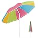 Produktbild Lively Moments Sonnenschirm sommerlich bunt / Strandschirm / Gartenschirm ca. 180 cm