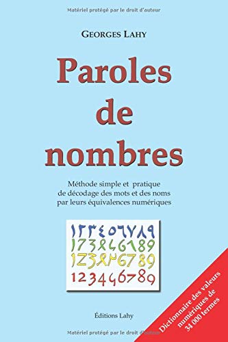 Paroles de nombres Paroles de nombres