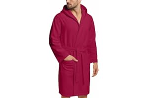 NARCISO - Accappatoio Uomo Donna Microfibra Economico con Tasche Cappuccio e Cintura, Ideale per Casa, Viaggio, Palestra, Tessuto Morbido e Comodo, Taglie dalla S alla XXL