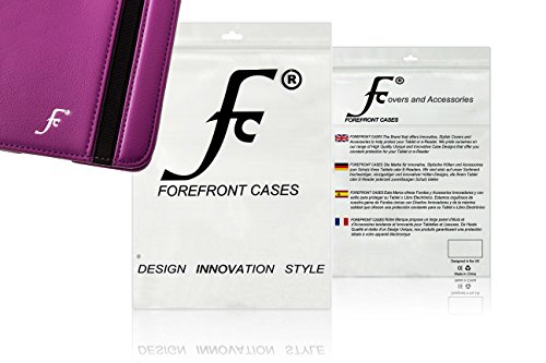 Forefront Cases® Samsung Galaxy Tab A 7.0 SM-T280 Leder Drehbar Hülle Schutzhülle Tasche Smart Case Cover Stand – Rundum-Geräteschutz und intelligente Auto Schlaf / Wach Funktion inkl. Eingabestift und Displayschutz - 8