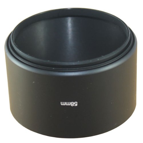 Leadasy 58mm Pare-soleil d objectif M  tal pour T  l  objectif