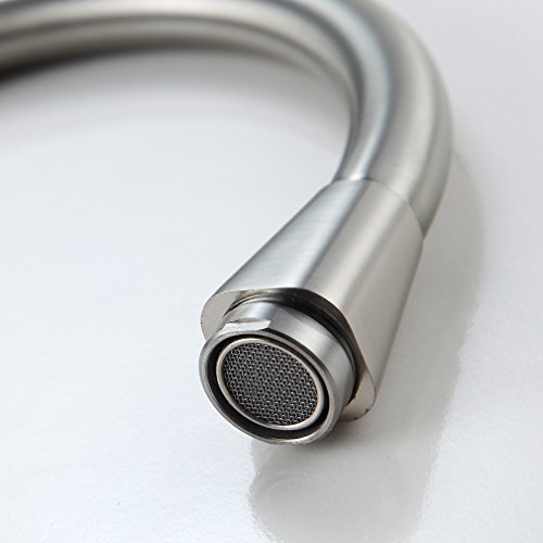 Auralum® Chrom Küchenarmatur Mischbatterie Armatur Kupfer Wasserhahn - 4