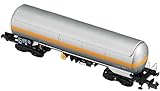 Exakt im Maßstab 1:160 / N Arnold HN6368 Gaskesselwagen Uahs ZZd der DR, Silber/orange, Epoche IV Modellbahn