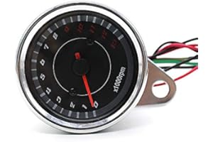 CRAFTRIDE Compte Tours Moto pour Yamaha XV 250/125 Virago CVT Chrome