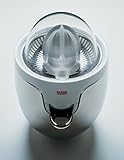 Alessi Elektrische Zitronenpresse aus Edelstahl und thermoplastischem Harz, weiß - 2