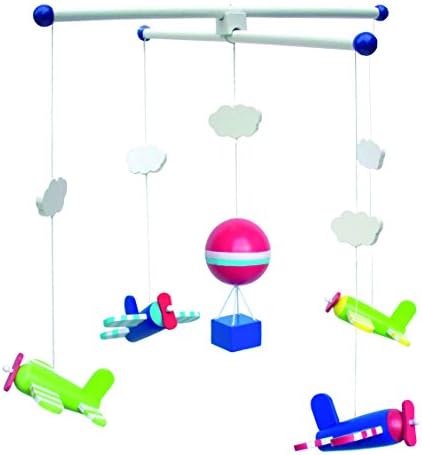 JabadabadoT220 Mobile Airplane, Multi-Colour