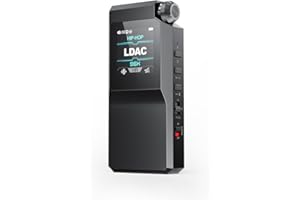 FiiO BTR17 Bluetooth 5.4 USB DAC AMP mit LDAC, aptX Lossless, Dual ES9069Q, 10-Band PEQ, THX AAA 78 + Ampere 3,5 mm unsymmetrisch & 4,4 mm symmetrisch (Schwarz)