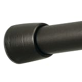 InterDesign Cameo Duschvorhang-Spannstange, Medium, 109-190 cm, Bronze