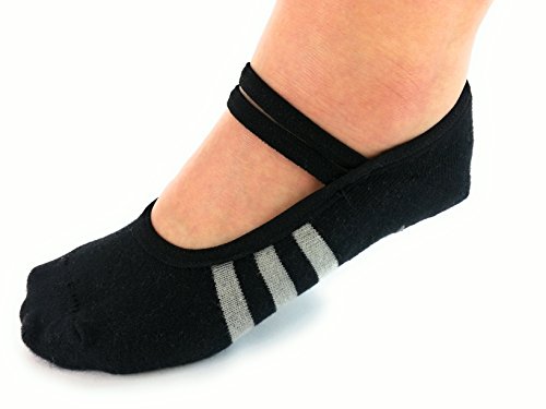 Sehr bequeme Damen Socken mit Massage Funktion, anti-rutsch. WeWee abs Socken sind ideal für Fitness, Yoga, Pilates und andere Fitness, Einheitsgröße, passend für Größe 37-41