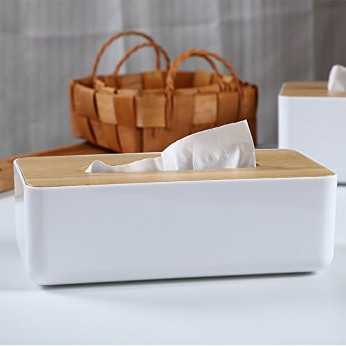 Continental simple tissue paper cassette tray in the living room for solid wood door creative lovely wooden cart with a piece of kitchen paper for cartridges, low, white