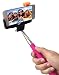 Produktbild i-Tronixs Schwarz Erweiterbar Selbstporträt Kabelloser Fernbedienung Kamera schießen Shutter Selfie Handheld Stick mit Halterung Speziell Entworfen für Lenovo A7000 Turbo Fall