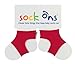 Sock Ons Clever Little Things That Keep Baby Socks On! 0 -6m (Red) by BabyCentre