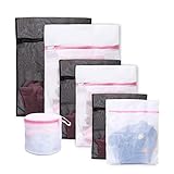 lavadora 7 kg whirlpool awe 70122 DELICATES LAUNDRY BAGS MANTENGA LOS COLORES SEPARADOS Y SEGUROS: bolsas blancas se pueden utilizar para la ropa de color claro y la bolsa negra se puede utilizar para las prendas oscuras. Grande para el suéter, el knit, el sujetador, la ropa interior, la ropa interior, los calcetines, las medias, las medias, la ropa del bebé y los juguetes rellenos.