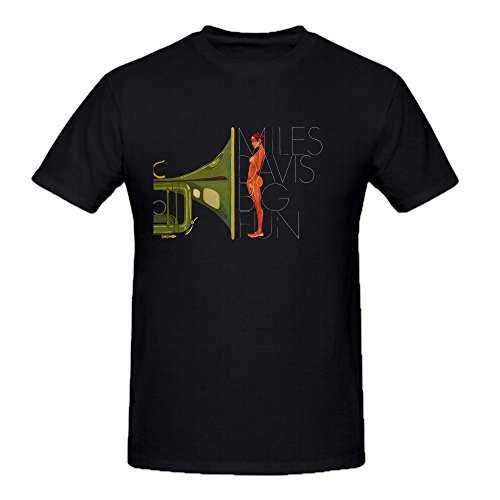Candice Odelia Miles Davis Big Fun Shirts 100 Cotton Homme Round Neck XX-Large