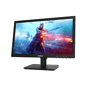 Lenovo 18.5-inch HD Monitor, TN Panel, (5ms Response time - 200 Nits Brightness  HDMI and VGA Port - HDMI Cable Included - 72% Color Gamut - TUV Blue Light Certification), LED Backlit