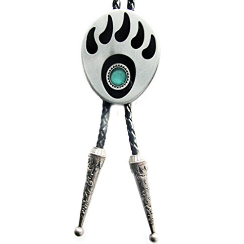 Preisvergleich Produktbild Bolotie mit Bärentatze, Pfote, Bear Paw - Bolo Tie