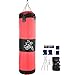 Produktbild Naroote Leere Training Boxsandsack, Haken Kick Kampf Karate Punch Sandsack mit Handschuhen 7 + 1 Sätze(1.2M-rot)