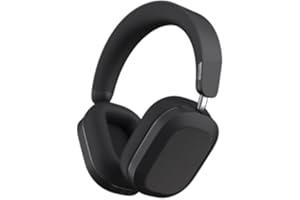 Defunc Mondo by Over-Ear kabellose Kopfhörer mit optionalem Kabel, 45 Stunden aktive Spielzeit, Bluetooth, Dual-ENC-Mikrofone und Treiber, Schwarz