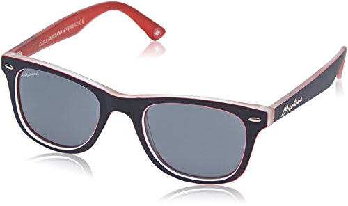 Montana MP41 gafas de sol, Multicoloured (Blue/Red/Smoke Lenses), Talla única Unisex Adulto