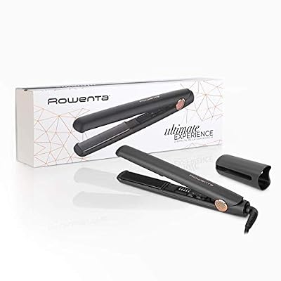 Rowenta Lisseur Ultimate Experience Fer à Lisser Fer à Boucler Plaques Flottantes 3D Céramique Arrêt Automatique SF8210F0