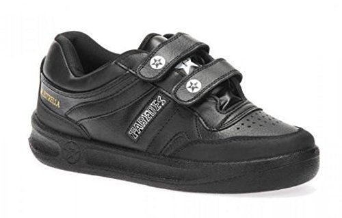 Paredes DP101 NE41 O1 Estrella - Zapatos de trabajo con cierre de velcro (talla 41), color negro