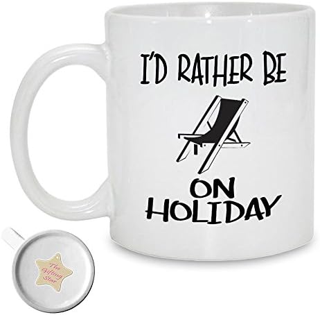I'd Rather Be on Holiday | 11oz Printed Ceramic Mug