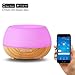 Produktbild Aroma Diffuser Wi-Fi Intelligente Sprachsteuerung Diffuser Luftbefeuchter mit Amazon Alexa und APP, 300ML Ultraschall Aroma Luftbefeuchter mit 7 Farben LED-Licht, Timer-Einstellung und Nebelsteuerung