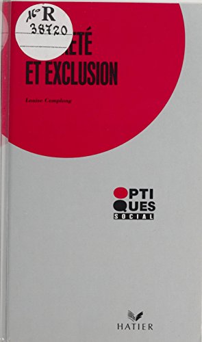couverture de : Pauvret&eacute; et exclusion
