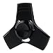 Price comparison product image New Arrival Fidget Hand Metal Spinner Toy,Stress Reducer Ultra Durable High Speed Ceramic Bearing Fidget Finger Toy Can Continue to Rotate for 2-4 minutes - Perfect for ADD / ADHD / Anxiety / Autism And Stress Relief Adult Children,Office Desk Gadget (3L BLACK)