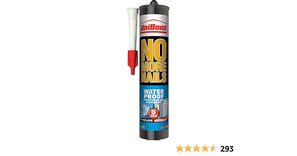 Unibond No More Nails Waterproof Cartridge 300 Ml Amazon Co Uk Diy Tools