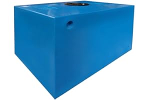 PACK SERVICES SRL Serbatoio acqua in plastica (PE), parallelepipedo orizzontale, capacità 65 Lt, Mis. 400 L x 540 P x 320 H mm, colore azzurro