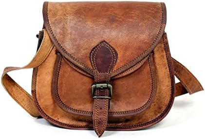 Women's Handmade Genuine Leather Messenger Satchel Cross Body Sling Messenger Tote Bag