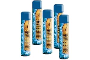 Lot de 5 torches à main H2i Bengalo Pyro Fumée Volcan F1 - Feux d'artifice - Bleu