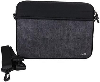 Conze Convertible Sleeve Bag with front zipper closure,Loose fit 12"Tablets,Universal for ASUS ZenBook UX310UA/UX330UA/Flip UX360UA/3 UX390UA in Black