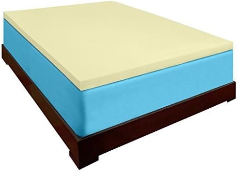 DreamDNA 2lb Queen Size 2.5" American Made Visco Elastic Memory Foam Mattress Topper by AmericanMade