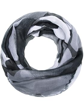 Majea NEUE Kollektion Damen Loop Schal viele Farben Muster Schlauchschal Halstuch in aktuellen Trendfarben