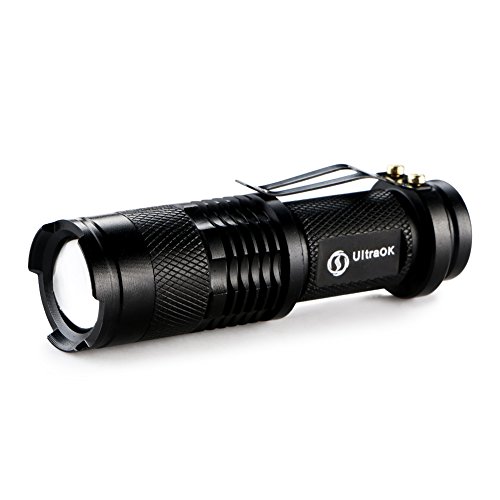 Enjoydeal 7W 300LM mini Q5 LED ZOOMABLE Taschenlampe Handlampe Camping Flashlight schwarz Glanz 1 Dateien - 3
