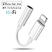 Price comparison product image Lightning Cable Adapter iPhone 8 Aux Audio 3.5mm Jack Headphones Adapter for iPhone 8/8Plus/7/7Plus/X/XR/XS max/iPad/iPod Earphone Jack Splitter Audio Cable Connector Accessories Support All iOS
